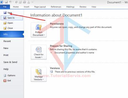 cara mengubah word ke pdf dengan mudah