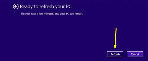 cara refresh windows 8 mudah