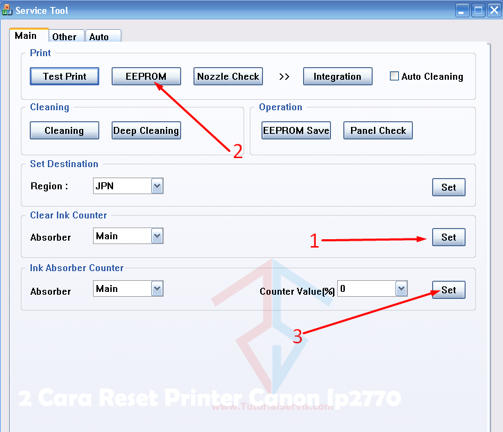 2 Cara Reset Printer Canon Ip2770