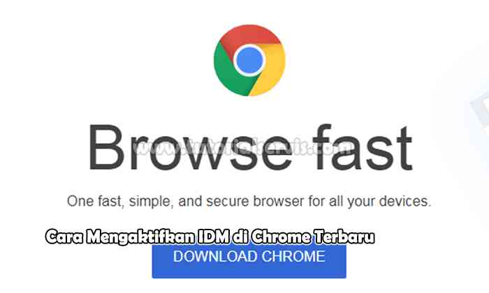 Cara Mengaktifkan IDM di Chrome