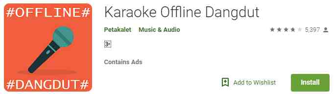 Aplikasi Karaoke Offline Dangdut