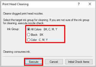 cara cleaning printer canon ip2770 manual