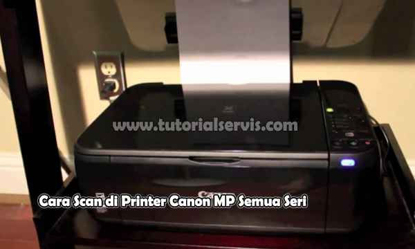 cara scan di printer canon