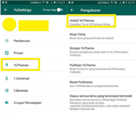 mengunduh tema whatsapp doraemon