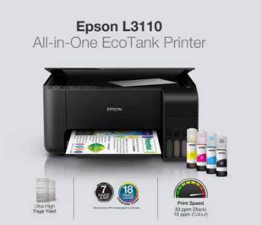 Spesifikasi Epson Ecotank L3110